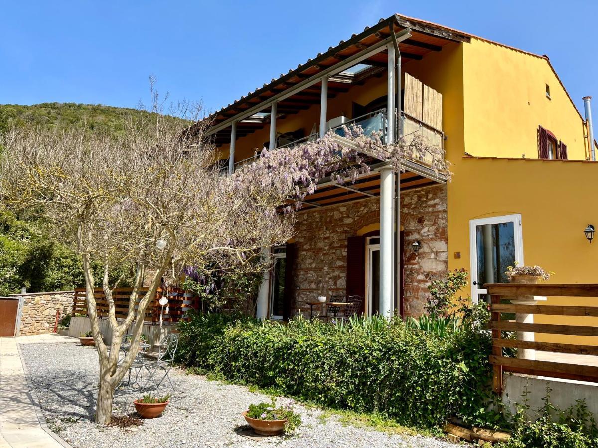 B&B La Fucinaia Pet Friendly Adults Only Campiglia Marittima Bagian luar foto